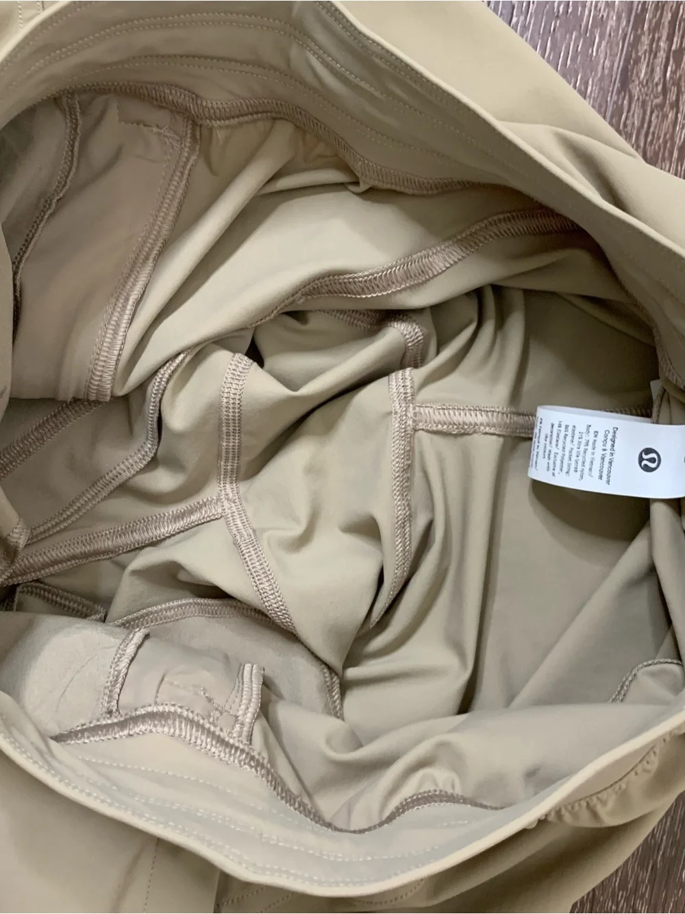Lululemon womens tan adapted state joggger ankle zip cropped 23” 2